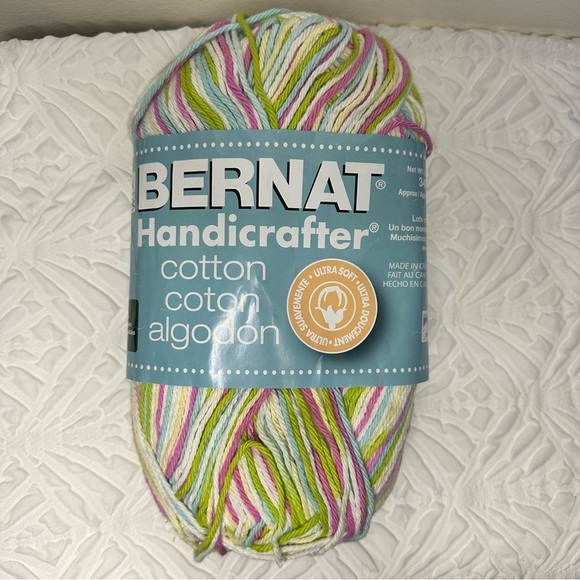 New Bernat Handicrafter Cotton Multi Coloured Yarn - Picture 2 of 4